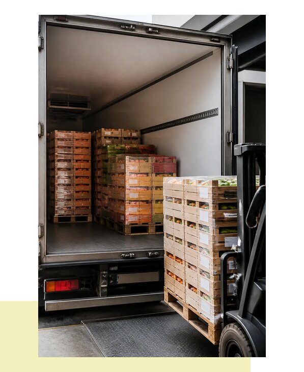 Перевозка сельхозпродукции на паллетах с доставкой в Дмитров